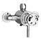 Arezzo Chrome Industrial Style Exposed Dual Shower Valve