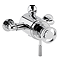 Arezzo Chrome Industrial Style Exposed Dual Shower Valve