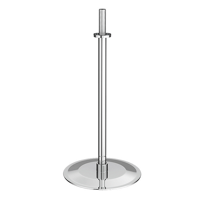 Arezzo Chrome Industrial Style Shower System with Dual Concealed Valve + Ceiling Mounted Head addit
