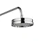 Arezzo Chrome Rigid Riser Kit with Shower Head, Handshower & Diverter  Profile Large Image