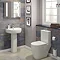 Arezzo Close Coupled Toilet + Soft-Close Seat Profile Large Image