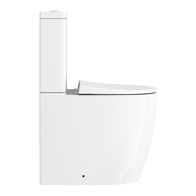 Arezzo Compact BTW Close Coupled Comfort Height Toilet + Soft Close Seat