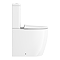 Arezzo Compact BTW Close Coupled Comfort Height Toilet + Soft Close Seat