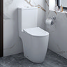 Arezzo Compact Close Coupled Comfort Height Toilet + Soft Close Seat