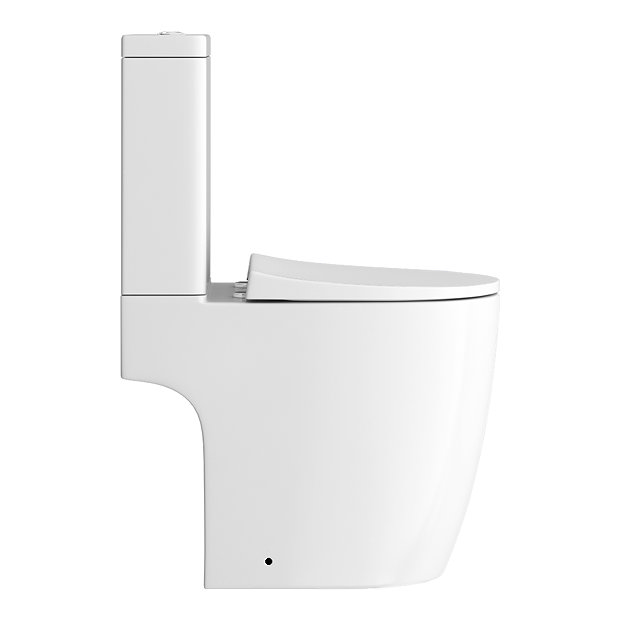 Arezzo Compact Close Coupled Comfort Height Toilet + Soft Close Seat