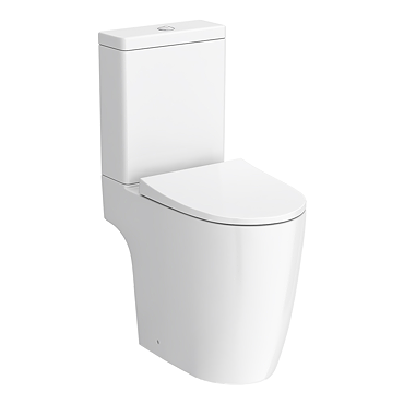 Arezzo Compact Close Coupled Comfort Height Toilet + Soft Close Seat