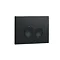 Arezzo Compact Concealed Cistern with Matt Black Round Flush Plate  Profile Large Image