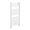 Arezzo Cube Matt White 1100 x 500 Heated Towel Rail Large Image