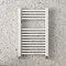 Arezzo Cube Matt White 800 x 500 Heated Towel Rail  Profile Large Image