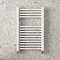 Arezzo Cube Matt White 800 x 500 Heated Towel Rail Profile Large Image