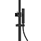 Arezzo Deluxe Cool Touch Square Thermostatic Shower (300 x 300mm Head - Matt Black)