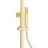 Arezzo Deluxe Cool Touch Square Thermostatic Shower (300 x 300mm Head - Brushed Brass)