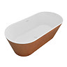 Arezzo Double Ended Freestanding Bath Copper Effect Finish (1700 x 800mm) with Waste