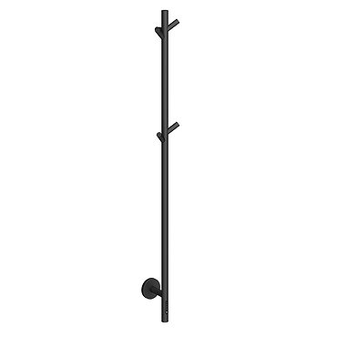 Arezzo Electric Towel and Robe Hanging Bar - Matt Black