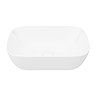 Arezzo Floating Basin Shelf with Drawer - Matt White - 600mm inc. Curved Rectangular Basin  Standard