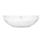 Arezzo Floating Basin Shelf with Drawer - Matt White - 600mm inc. Oval Basin  In Bathroom Large Imag
