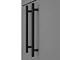 Arezzo Floor Standing Countertop Vanity Unit - Matt Grey - 600mm with Industrial Style Matt Black Handles Profile Large Image