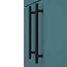 Arezzo Floor Standing Vanity Unit - Matt Green - 500mm with Industrial Style Black Handles  Feature 