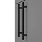 Arezzo Floor Standing Vanity Unit - Matt Grey - 500mm with Industrial Style Black Handles  Feature Large Image