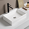Arezzo Fluted 455 x 325mm Rectangular Countertop Basin