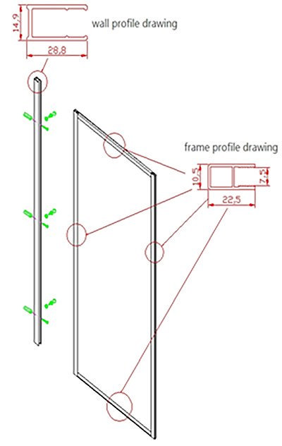 1700 x 700mm