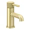 Arezzo Fluted Round Brushed Brass Basin Mono Mixer Large Image