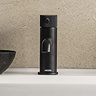 Arezzo Fluted Round Matt Black Basin Mono Mixer