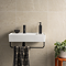 Arezzo Fluted Round Matt Black Basin Mono Mixer