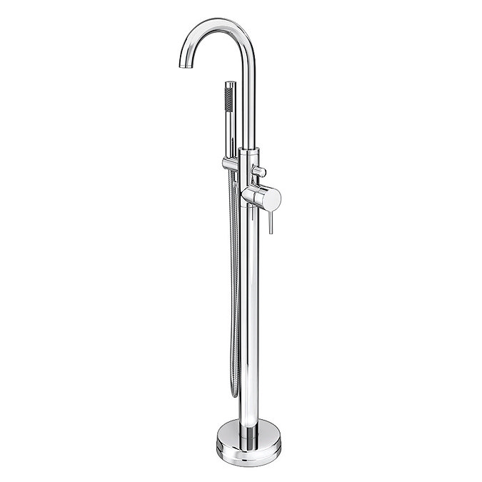 Arezzo Freestanding Bath Tap with Shower Mixer - Chrome