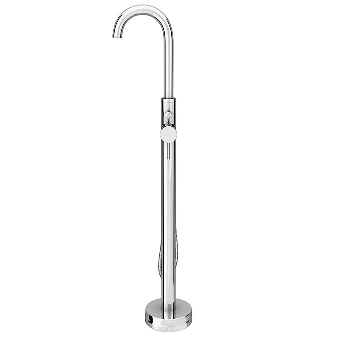 Arezzo Freestanding Bath Tap with Shower Mixer - Chrome