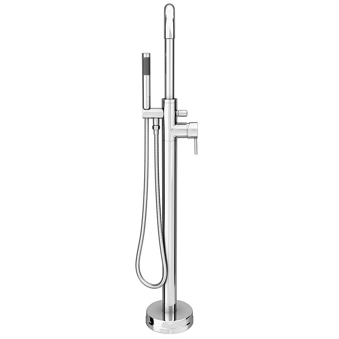 Arezzo Freestanding Bath Tap with Shower Mixer - Chrome
