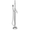 Arezzo Freestanding Bath Tap with Shower Mixer - Chrome