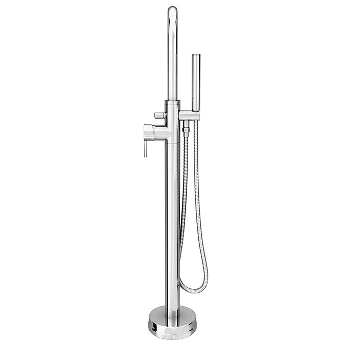 Arezzo Freestanding Bath Tap with Shower Mixer - Chrome