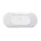 Arezzo Freestanding Modern Bath - 1415 x 745mm In Bathroom Large Image