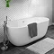 Arezzo Freestanding Modern Bath - 1415 x 745mm Large Image