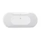 Arezzo Freestanding Modern Bath - 1655 x 750mm In Bathroom Large Image