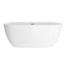 Arezzo Freestanding Modern Bath with Chrome Waste  Standard Large Image
