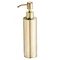 Arezzo Freestanding Round Soap Dispenser Brushed Brass
