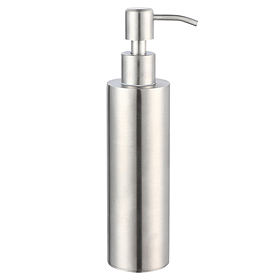 Arezzo Freestanding Round Soap Dispenser Brushed Chrome