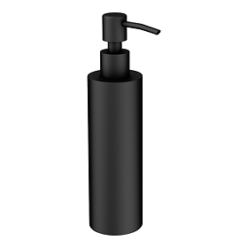 Arezzo Freestanding Round Soap Dispenser Matt Black