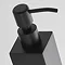 Arezzo Freestanding Square Soap Dispenser Matt Black  Profile Large Image