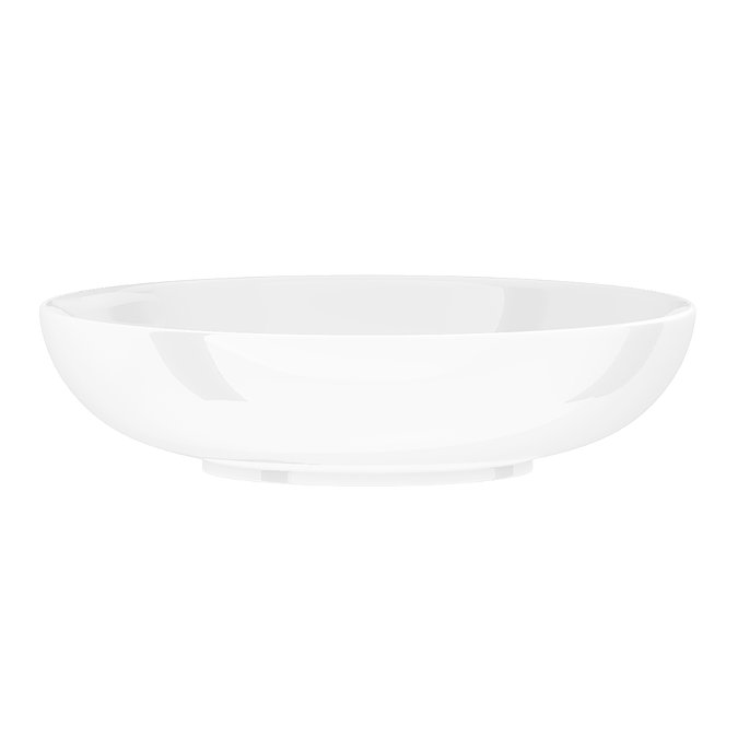 Arezzo Gloss White Curved Oval Counter Top Basin 0TH (520 x 395mm)