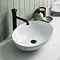 Arezzo Gloss White Curved Oval Counter Top Basin 0TH (520 x 395mm ...