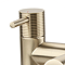 Arezzo Groove Bath Filler Tap Brushed Brass