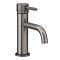 Arezzo Groove Round Mono Basin Mixer Tap Gunmetal Grey