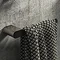 Arezzo Gunmetal Grey 220mm Towel Rail  Profile Large Image