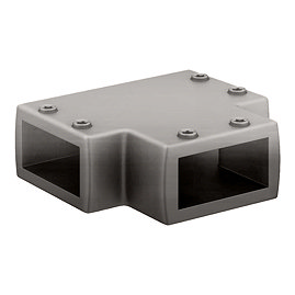 Arezzo Gunmetal Grey T-Piece Section