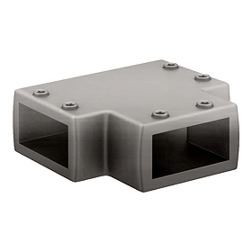 Arezzo Gunmetal Grey T-Piece Section