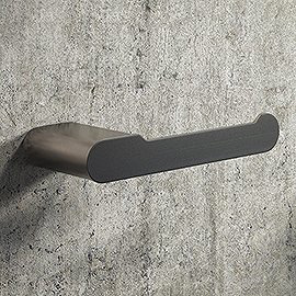 Arezzo Gunmetal Grey Toilet Roll Holder Medium Image