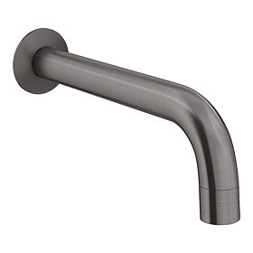 Arezzo Gunmetal Grey Wall Mounted Bath Spout Large Image